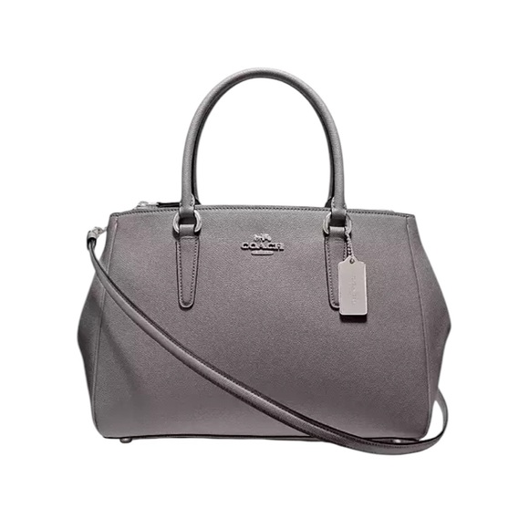 Coach Surrey Carryall Coach Surrey Grey Grain Lather Carryall Coach Surrey Carryall Coach Surrey Grey Grain Lather Carryall